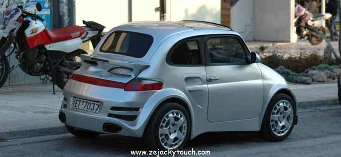 Fiat 500 jacky tuning 911 style 1