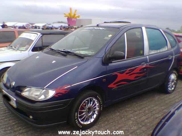 Renault scenic Flammes jacky tuning